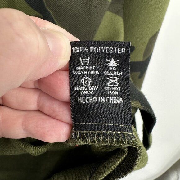 DIXXON FLANNEL COMPANY SARGE shirt camo camouflage long sleeve cotton green M - Picture 8 of 9